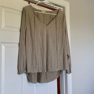 Tan blouse